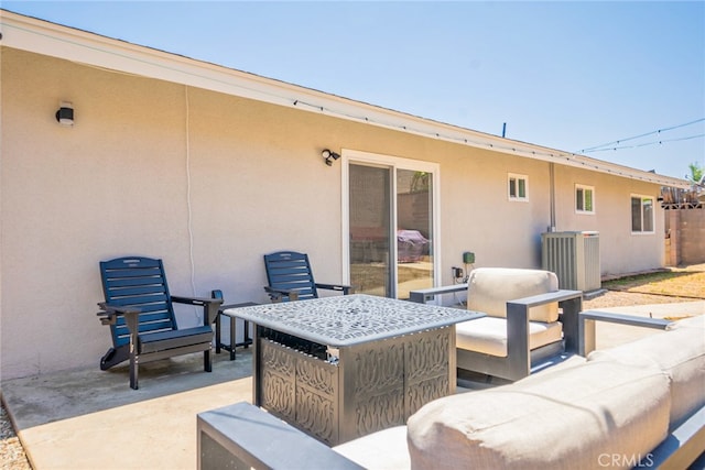 9140 Garden St, Rancho Cucamonga, CA 91701 - view of patio / terrace featuring an outdoor living space