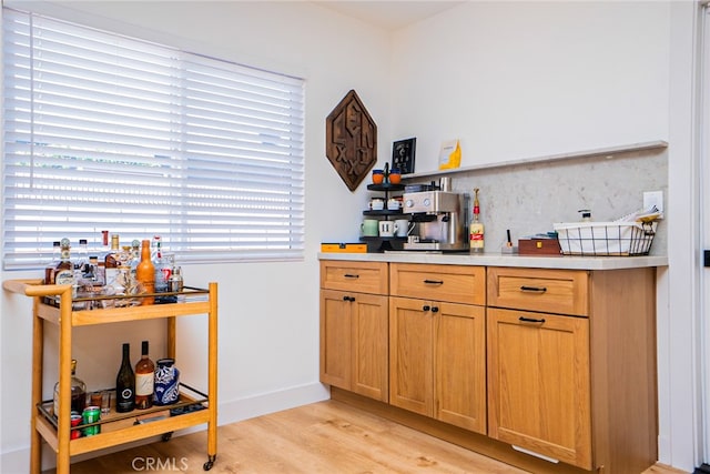 9140 Garden St, Rancho Cucamonga, CA 91701 - kitchen with light wood-style flooring and light countertops