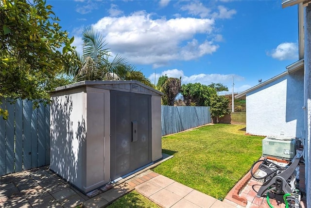 14836 Rayfield Dr, La Mirada, CA 90638 - fenced backyard with a shed