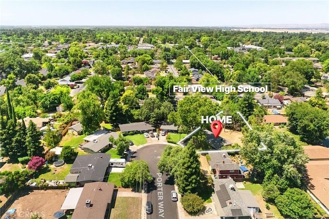 2344 Porter Way, Chico, CA 95926 - aerial view of residential area