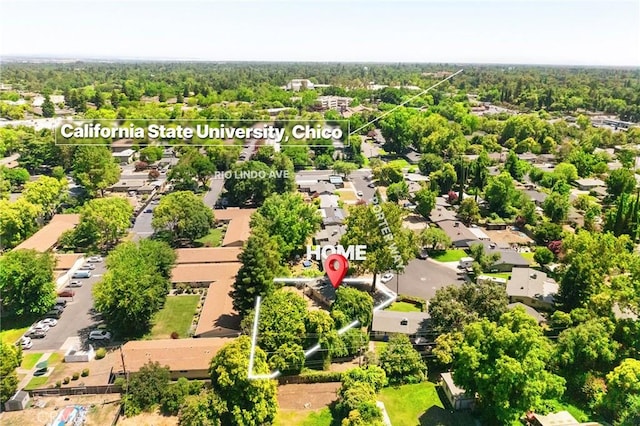 2344 Porter Way, Chico, CA 95926 - aerial view of residential area
