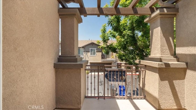 10375 Church St Unit 74, Rancho Cucamonga, CA 91730 - balcony with a pergola