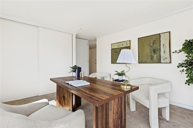 6542 Ocean Crest Dr Unit B208, Rancho Palos Verdes, CA 90275 - carpeted office space featuring ornamental molding