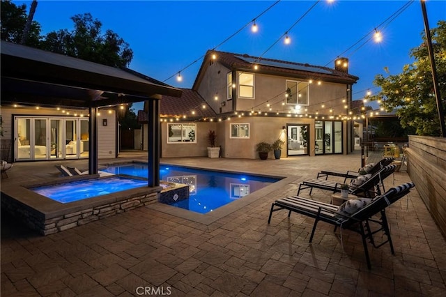 19022 Shamrock Ln, Yorba Linda, CA 92886 - view of pool featuring a patio area and a pool with connected hot tub