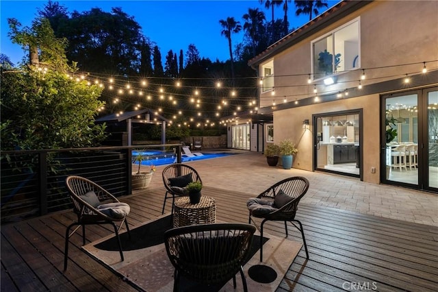 19022 Shamrock Ln, Yorba Linda, CA 92886 - view of wooden terrace