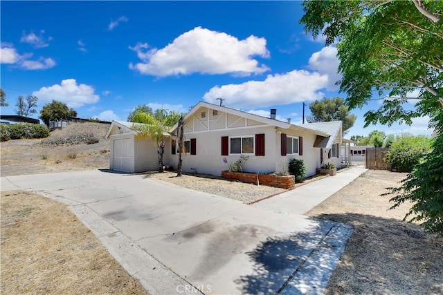 28296 Oregon Pl, Menifee, CA 92587 - view of front of property with stucco siding and a storage shed
