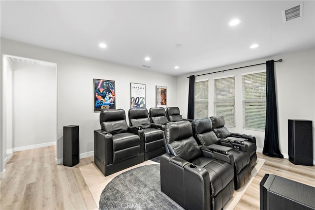 20 Becker, Ladera Ranch, CA 92694 - cinema with recessed lighting and light wood finished floors