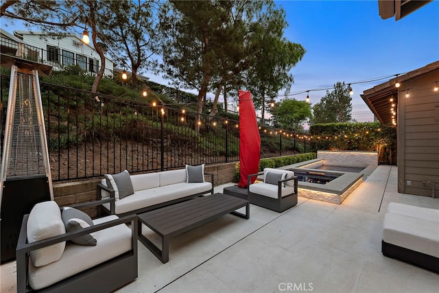 20 Becker, Ladera Ranch, CA 92694 - view of patio featuring an outdoor living space with a fire pit