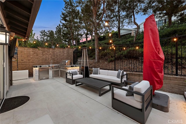 20 Becker, Ladera Ranch, CA 92694 - view of patio / terrace featuring an outdoor kitchen and an outdoor living space