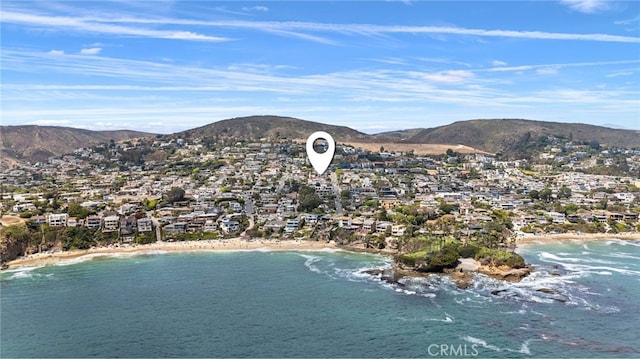 284 Chiquita St, Laguna Beach, CA 92651 - water view featuring a mountainous background and nearby suburban area