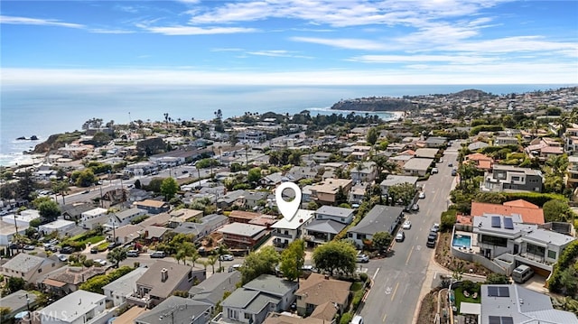 284 Chiquita St, Laguna Beach, CA 92651 - aerial view of property's location featuring nearby suburban area and a large body of water