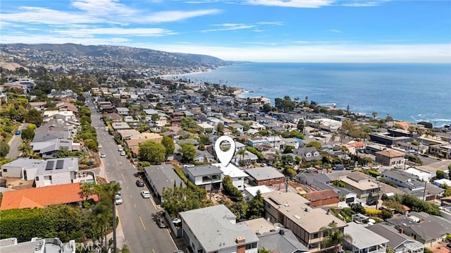 284 Chiquita St, Laguna Beach, CA 92651 - aerial perspective of suburban area with a water and mountain view