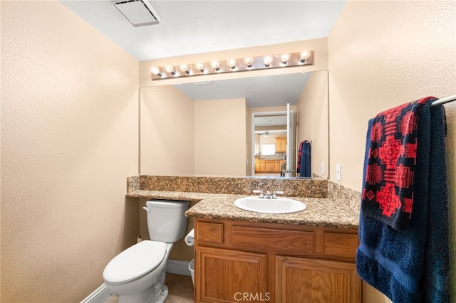 6791 Florence Pl, Rancho Cucamonga, CA 91701 - bathroom featuring vanity and toilet