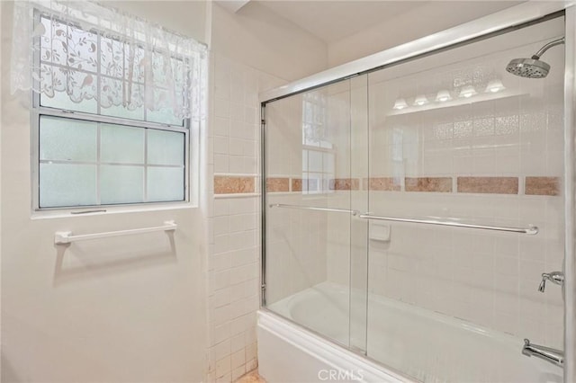10018 San Vincente Ave, South Gate, CA 90280 - bathroom with shower / bath combination with glass door and plenty of natural light
