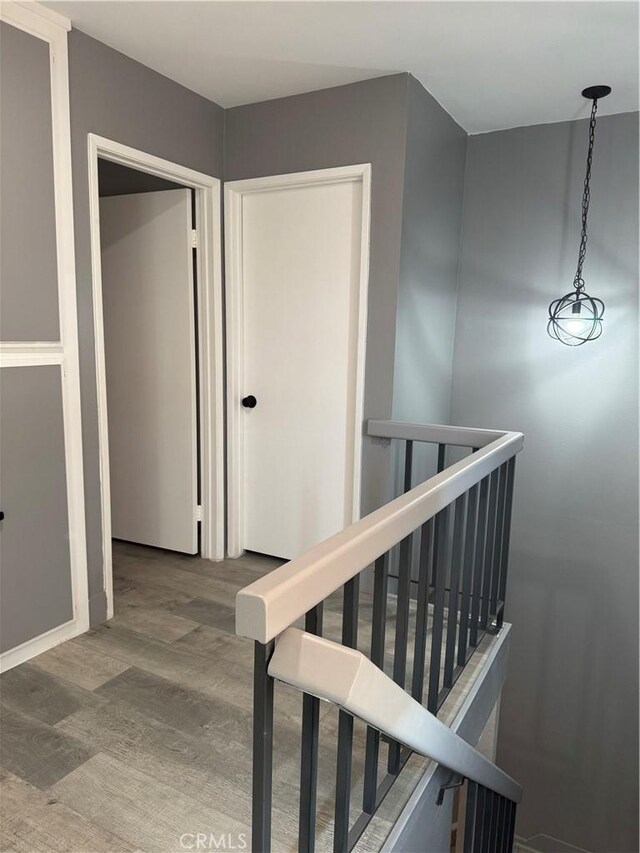 7445 Laurelgrove Ave Unit 2, North Hollywood, CA 91605 - staircase with wood finished floors