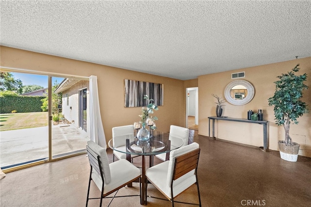 11551 Gladstone Cir, Fountain Valley, CA 92708 - dining room with a textured ceiling