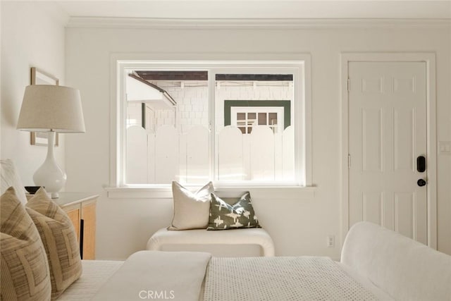 1585 Miramar Dr, Newport Beach, CA 92661 - bedroom featuring crown molding