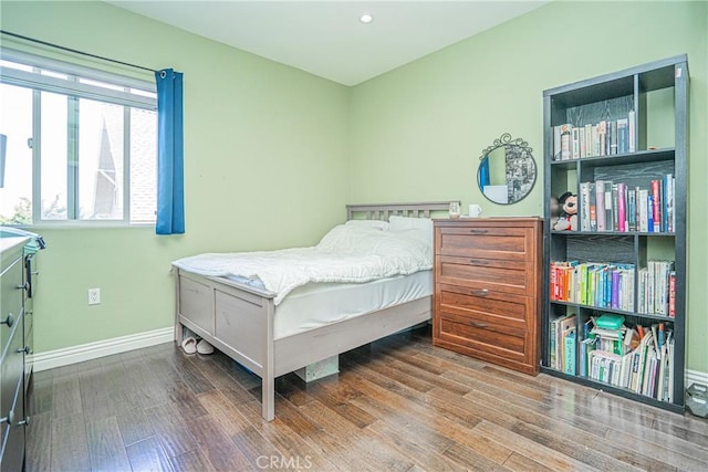 1026 S Oxford Ave Unit 206, Los Angeles, CA 90006 - bedroom featuring wood finished floors and recessed lighting