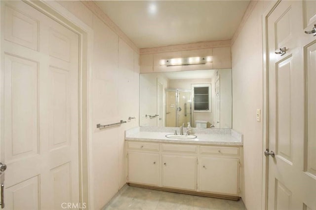 1075 Pine Oak Ln, Pasadena, CA 91105 - full bath with vanity and a shower stall