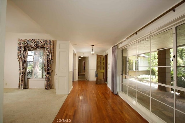 1075 Pine Oak Ln, Pasadena, CA 91105 - corridor with wood finished floors