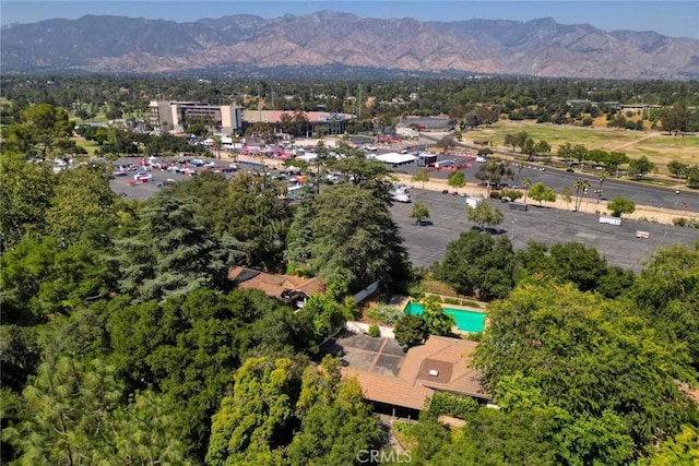 1075 Pine Oak Ln, Pasadena, CA 91105 - drone / aerial view of a mountainous background