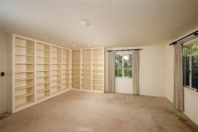1075 Pine Oak Ln, Pasadena, CA 91105 - unfurnished room with built in shelves and recessed lighting