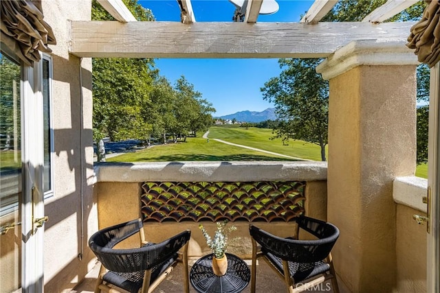 2 Via Barcaza, Coto De Caza, CA 92679 - patio / terrace with a mountain view and a pergola