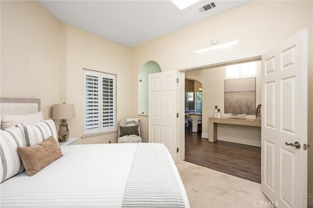 2 Via Barcaza, Coto De Caza, CA 92679 - carpeted bedroom with arched walkways
