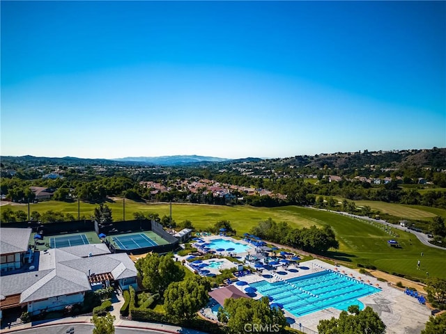 2 Via Barcaza, Coto De Caza, CA 92679 - drone / aerial view of a pool
