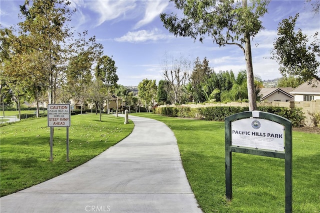 24691 Tarazona, Mission Viejo, CA 92692 - view of property's community featuring a yard