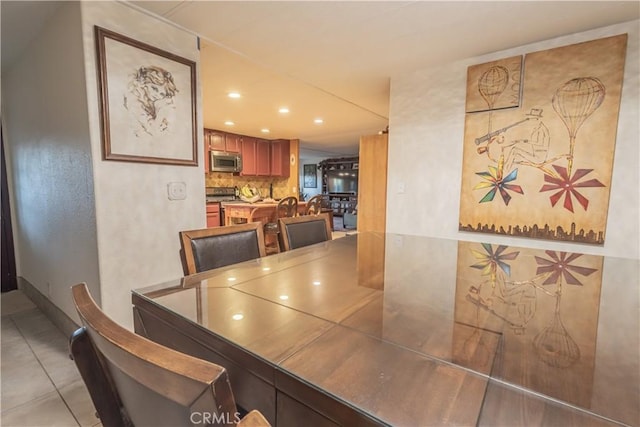 24000 Wheatfield Cir, Wildomar, CA 92595 - dining room with tile patterned floors and recessed lighting