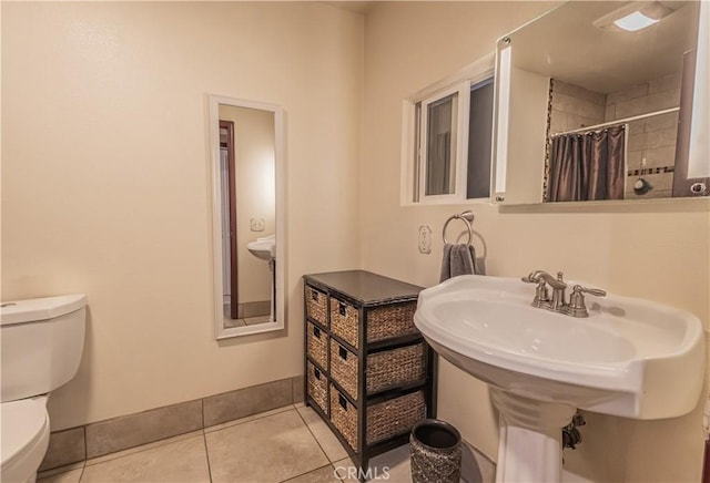 24000 Wheatfield Cir, Wildomar, CA 92595 - full bathroom featuring tile patterned floors and a shower with shower curtain