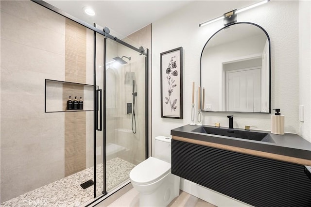 24876 Avenida Avalon, Laguna Hills, CA 92653 - bathroom featuring a stall shower and vanity