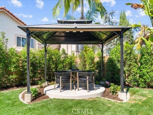 24876 Avenida Avalon, Laguna Hills, CA 92653 - view of patio featuring a gazebo