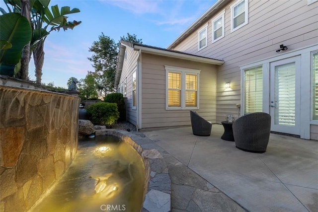2886 Muir Trail Dr, Fullerton, CA 92833 - view of side of property with a patio and french doors