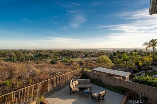 2886 Muir Trail Dr, Fullerton, CA 92833 - view of patio with outdoor lounge area