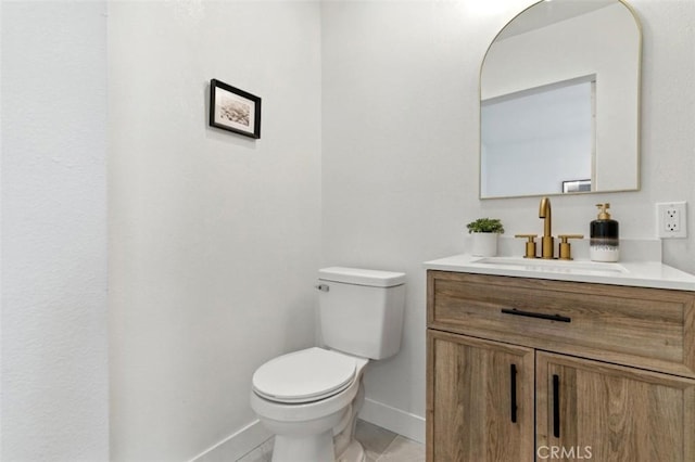 3839 Riverside Dr, Chino, CA 91710 - half bath featuring vanity and baseboards