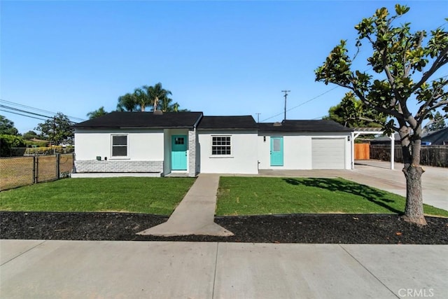 3839 Riverside Dr, Chino, CA 91710 - single story home featuring an attached garage, driveway, and stucco siding