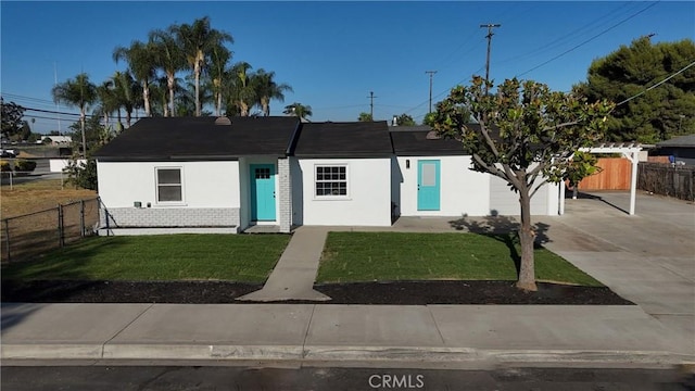 3839 Riverside Dr, Chino, CA 91710 - ranch-style house featuring stucco siding and concrete driveway
