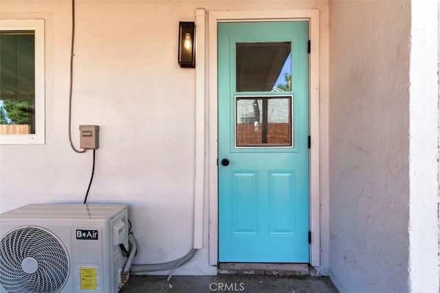 3839 Riverside Dr, Chino, CA 91710 - property entrance with stucco siding