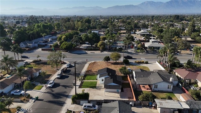 3839 Riverside Dr, Chino, CA 91710 - aerial perspective of suburban area with a mountain backdrop