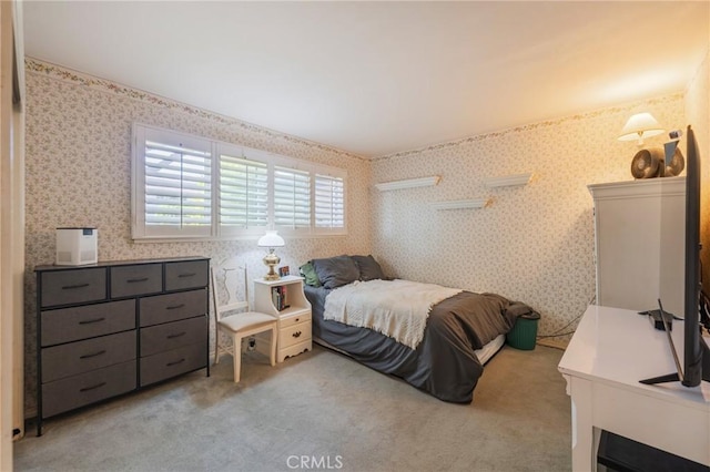 3115 Merrill Dr Unit 59, Torrance, CA 90503 - carpeted bedroom with wallpapered walls