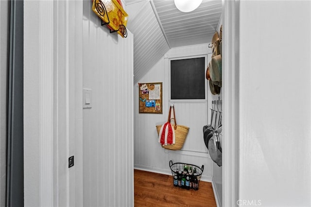 18911 Crimson Cir, Huntington Beach, CA 92646 - hall featuring wood finished floors and baseboards
