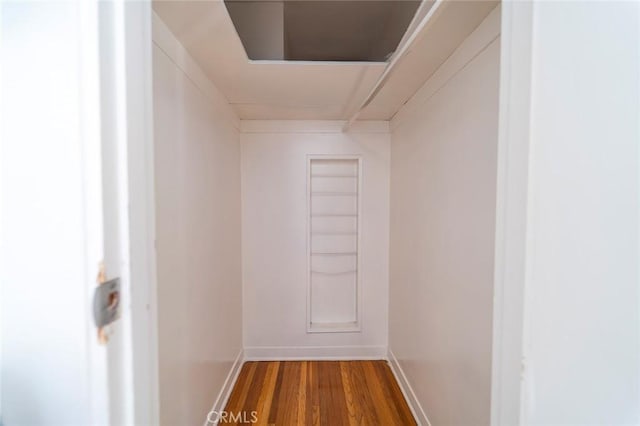 4124 Ivar Ave, Rosemead, CA 91770 - corridor with wood finished floors and baseboards