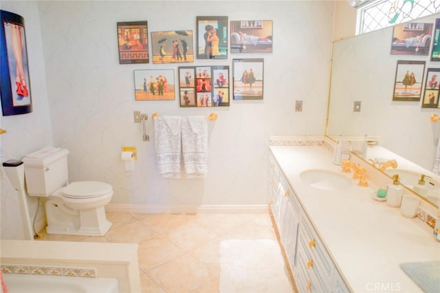 730 Saint James Pl, Newport Beach, CA 92663 - full bathroom featuring vanity and tile patterned floors
