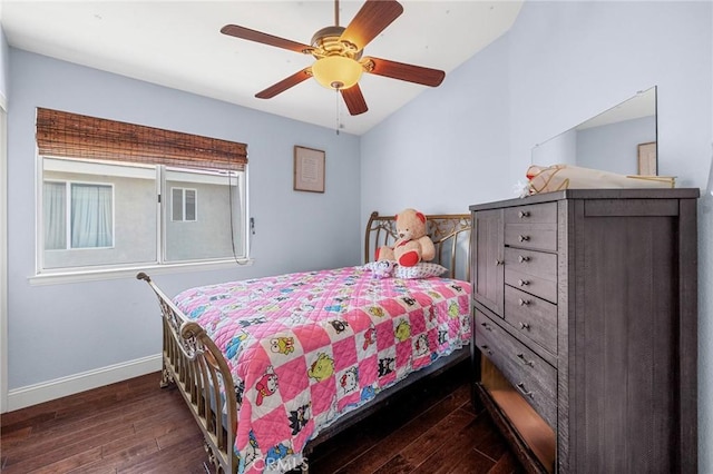 3143 Tourmaline Ln, Palmdale, CA 93550 - bedroom with dark wood finished floors and a ceiling fan