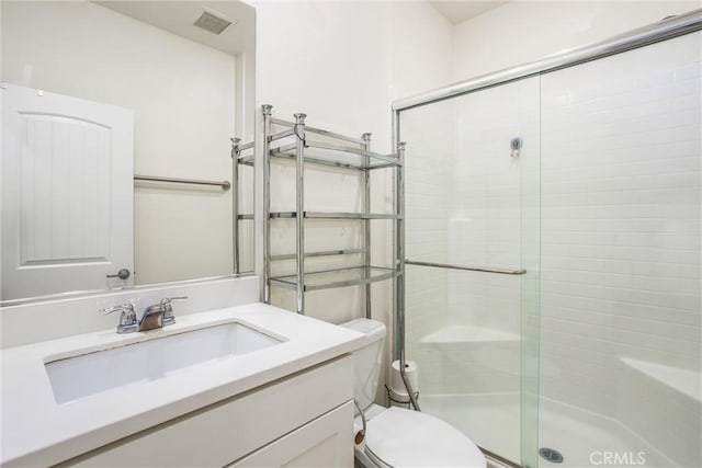 1180 Little Leaf, Calimesa, CA 92320 - bathroom featuring a stall shower and vanity