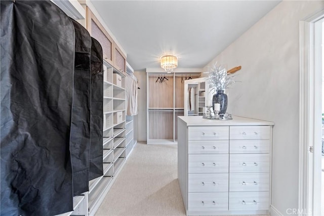 2175 Palmer Pl, Tustin, CA 92782 - spacious closet with light colored carpet and a chandelier