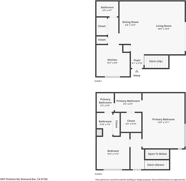 1007 Flintlock Rd, Diamond Bar, CA 91765 - view of home floor plan