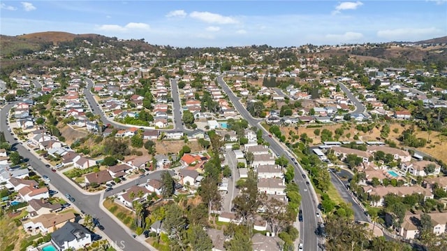 1007 Flintlock Rd, Diamond Bar, CA 91765 - aerial view of property's location featuring mountains and nearby suburban area